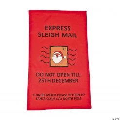 23 1/2" x 39 1/2" Giant Deluxe Felt Santa Sack