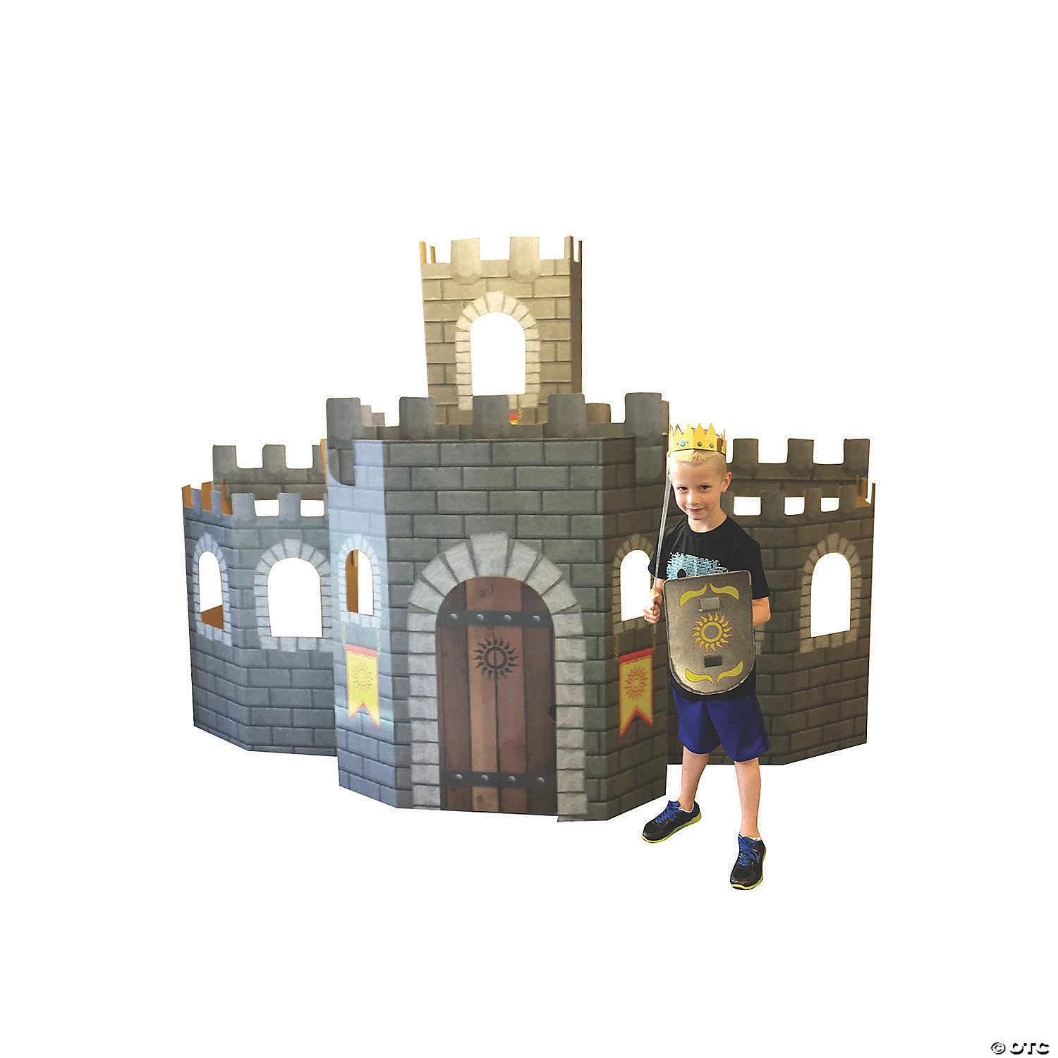3D Castle Cardboard Stand-Up Playhouse 5 3D Castle Cardboard Stand-Up Playhouse - Image 3