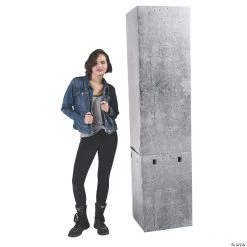 3D Concrete Column Pillar Cardboard Stand-Up