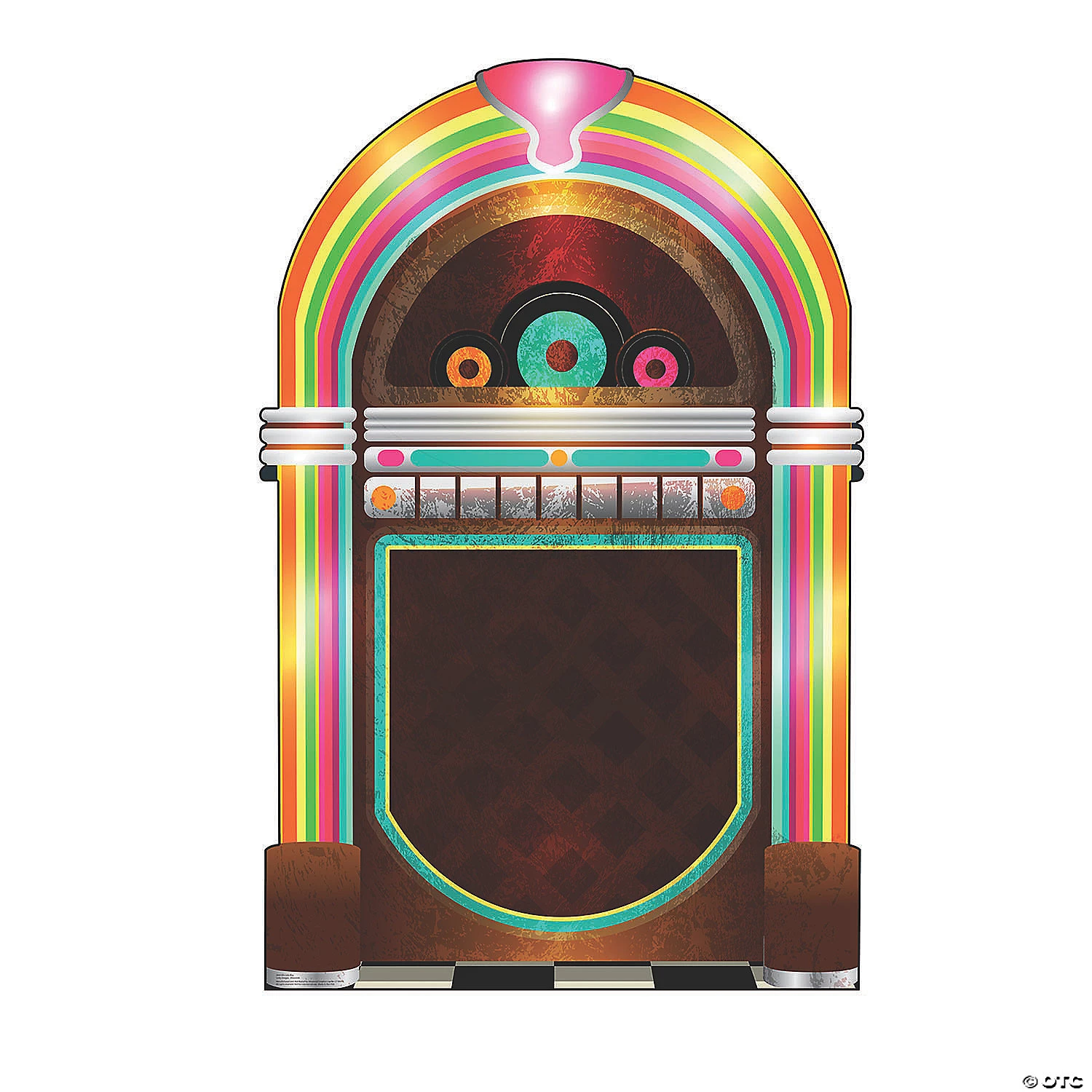50s Jukebox Life-Size Cardboard Stand-Up 3 50s Jukebox Life-Size Cardboard Stand-Up