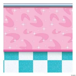 50s Soda Shop Backdrop Banner