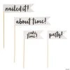 6-1/2" - 12-1/2" Funny Wedding Flags - 12 Pc.