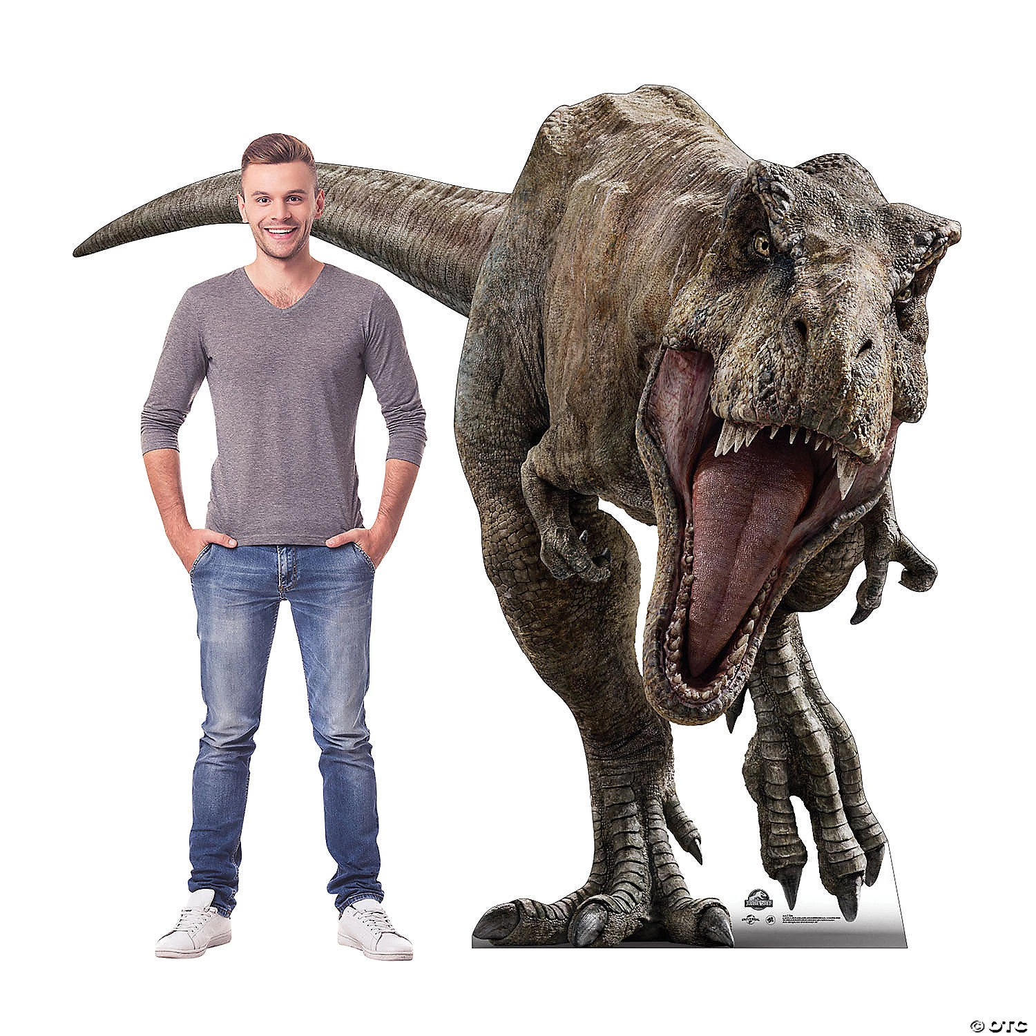 74" Jurassic World 3: Dominion™ Tyrannosaurus Rex Life-Size Cardboard Stand-Up 3 74" Jurassic World 3: Dominion™ Tyrannosaurus Rex Life-Size Cardboard Stand-Up