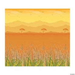 African Safari VBS Design-a-Room Backdrop - 3 Pc.