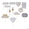 Anniversary Party Photo Stick Props - 12 Pc.