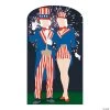 Aunt & Uncle Sam Cardboard Stand-In Stand-Up -DIY Photo Booth Sales Shop aunt and uncle sam cardboard stand in stand up13612643