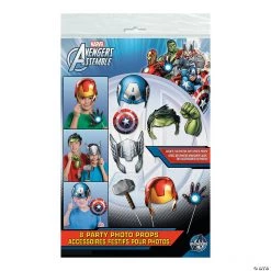 Avengers Assemble™ Photo Stick Props - 8 Pc.