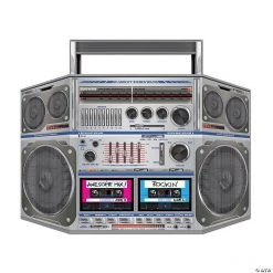 Awesome 80s Boombox Cardboard Stand-Up