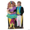 Awesome 80s Couple Photo Cardboard Stand-Up -DIY Photo Booth Sales Shop awesome 80s couple photo cardboard stand up13801375