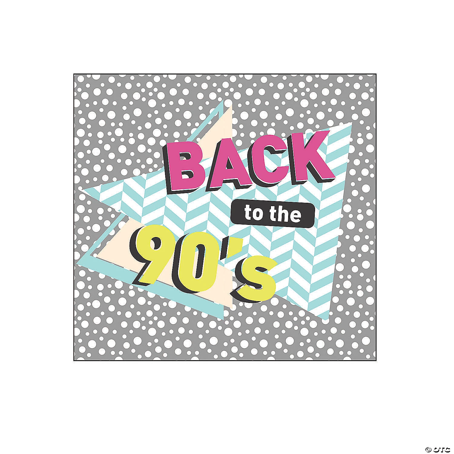 Back to the 90’s Double-Wide Cardboard Backdrop Stand-Up 3 Back to the 90’s Double-Wide Cardboard Backdrop Stand-Up