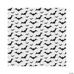 Bats Transparent Backdrop Halloween Decoration