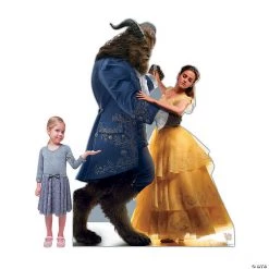 Beauty & the Beast™ Belle & the Beast Life-Size Cardboard Stand-Up