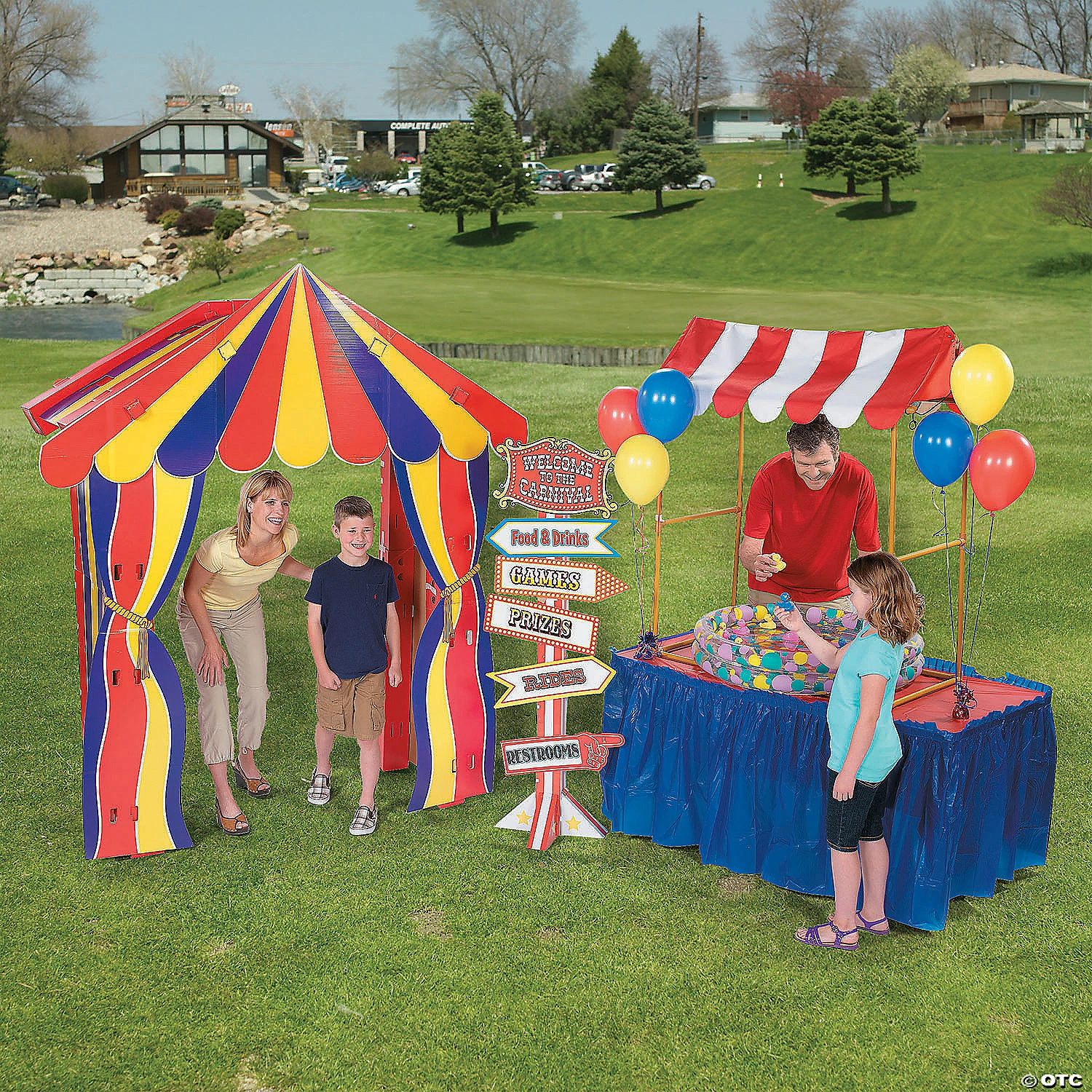 Big Top Directional Sign Cardboard Stand-Up 4 Big Top Directional Sign Cardboard Stand-Up - Image 2