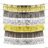 Fringe Garland Backdrop - 6 Pc. -DIY Photo Booth Sales Shop black gold and silver fringe garland backdrop 6 pc 13943288