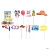 Bluey Party Scene Setter with Photo Stick Props - 16 Pc.