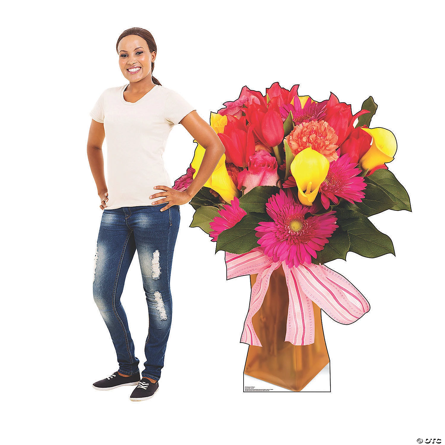 Bouquet of Flowers Life-Size Cardboard Stand-Up 4 Bouquet of Flowers Life-Size Cardboard Stand-Up - Image 2