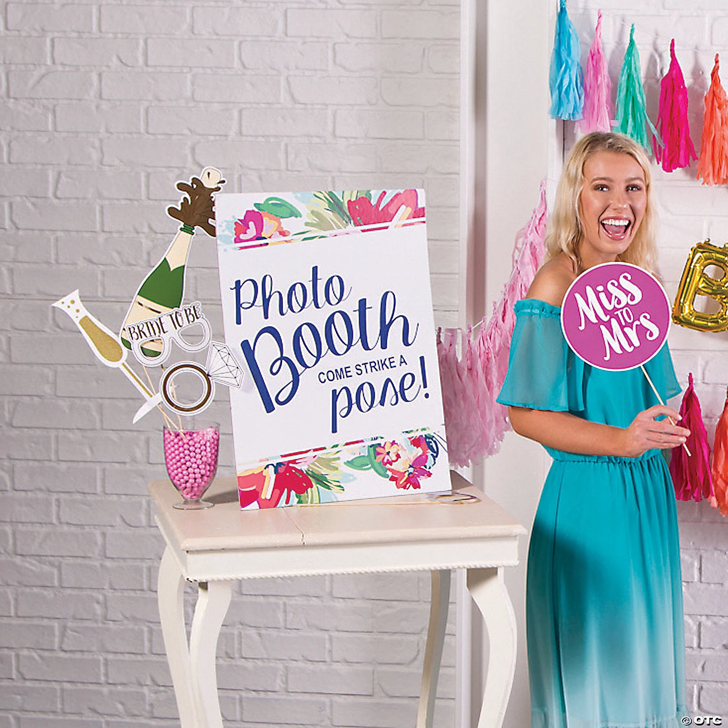 Bright Floral Photo Booth Sign 4 Bright Floral Photo Booth Sign - Image 2