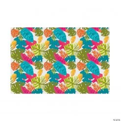 Bright Tropical Leaf Backdrop Banner - 3 Pc.