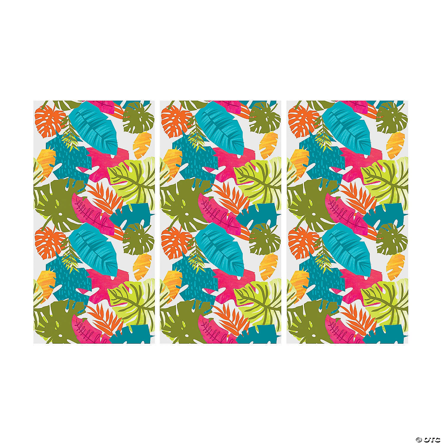 Bright Tropical Leaf Backdrop Banner - 3 Pc. 4 Bright Tropical Leaf Backdrop Banner - 3 Pc. - Image 2