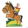 Bucking Cowboy Life-Size Cardboard Stand-Up