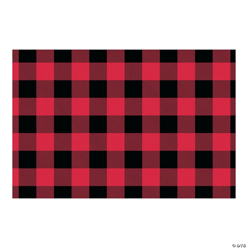 Buffalo Plaid Backdrop Banner 3 Buffalo Plaid Backdrop Banner