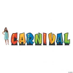 Carnival Letter Cardboard Stand-Ups
