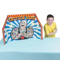 Carnival Tattoo Booth Cardboard Stand-up 6 Carnival Tattoo Booth Cardboard Stand-up -DIY Photo Booth Sales Shop carnival tattoo booth cardboard stand up13685085 a01
