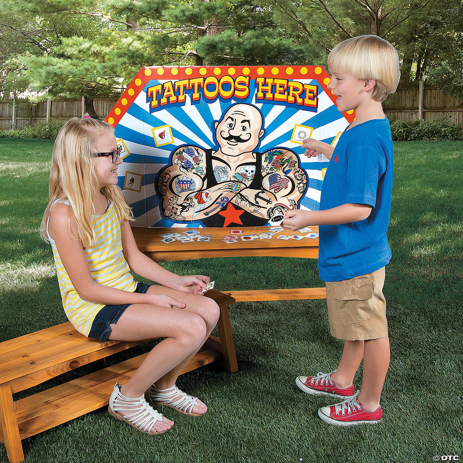 Carnival Tattoo Booth Cardboard Stand-up 5 Carnival Tattoo Booth Cardboard Stand-up - Image 3