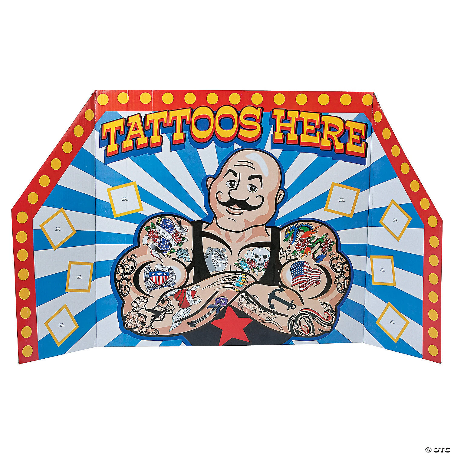 Carnival Tattoo Booth Cardboard Stand-up 3 Carnival Tattoo Booth Cardboard Stand-up