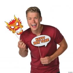 Chinese New Year Photo Props- 12 Pc. -DIY Photo Booth Sales Shop chinese new year photo props 12 pc 13757851 a01