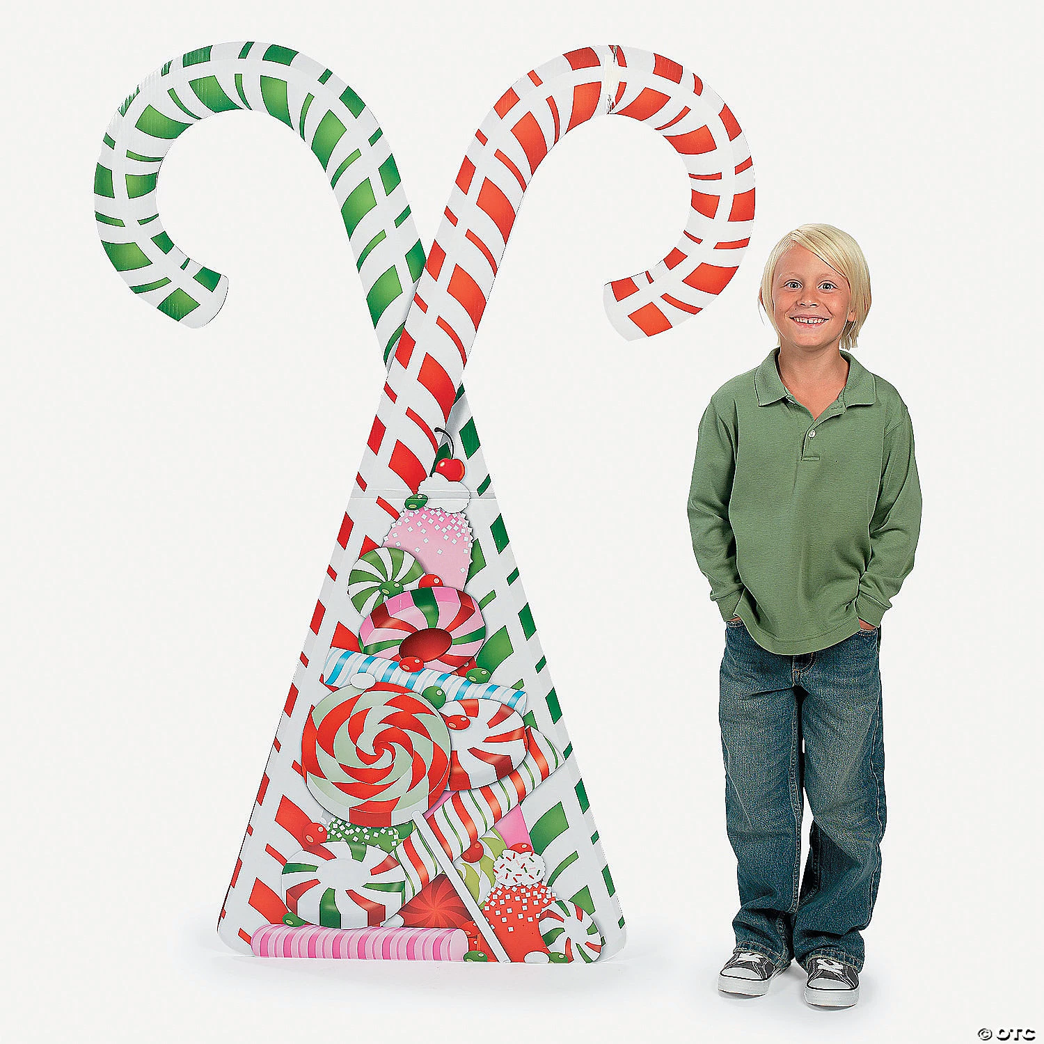 Christmas Candy Cardboard Stand-Up 3 Christmas Candy Cardboard Stand-Up