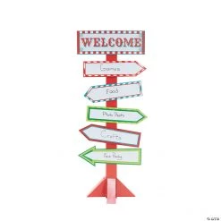 Christmas Carnival Directional Sign