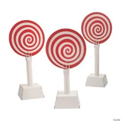 Christmas Swirl Lollipop Stand-Up Set
