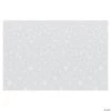 Clear Snowflake Print Backdrop - 3 Pc.