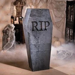 Coffin Cardboard Stand-Up Halloween Decoration