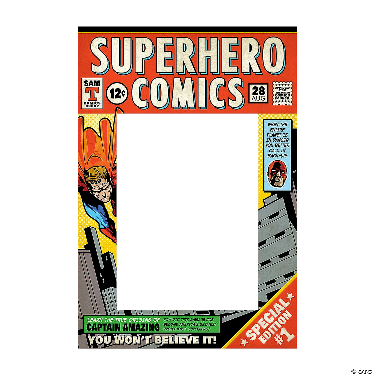 Comic Superhero Photo Booth Frame 4 Comic Superhero Photo Booth Frame - Image 2