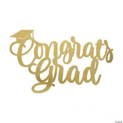 Congrats Grad Die Cut Photo Prop