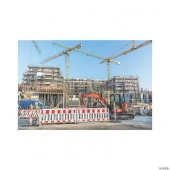 Construction Barricade Backdrop - 3 Pc.