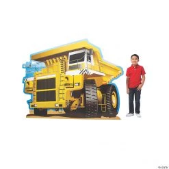 Construction Large Truck Cardboard Stand-Up