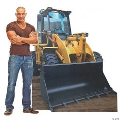 Construction VBS Front Loader Equipment Cardboard Stand-Up