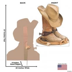 Cowboy Boots Cardboard Stand-Up 7 Cowboy Boots Cardboard Stand-Up -DIY Photo Booth Sales Shop cowboy boots cardboard stand up13960079 a02