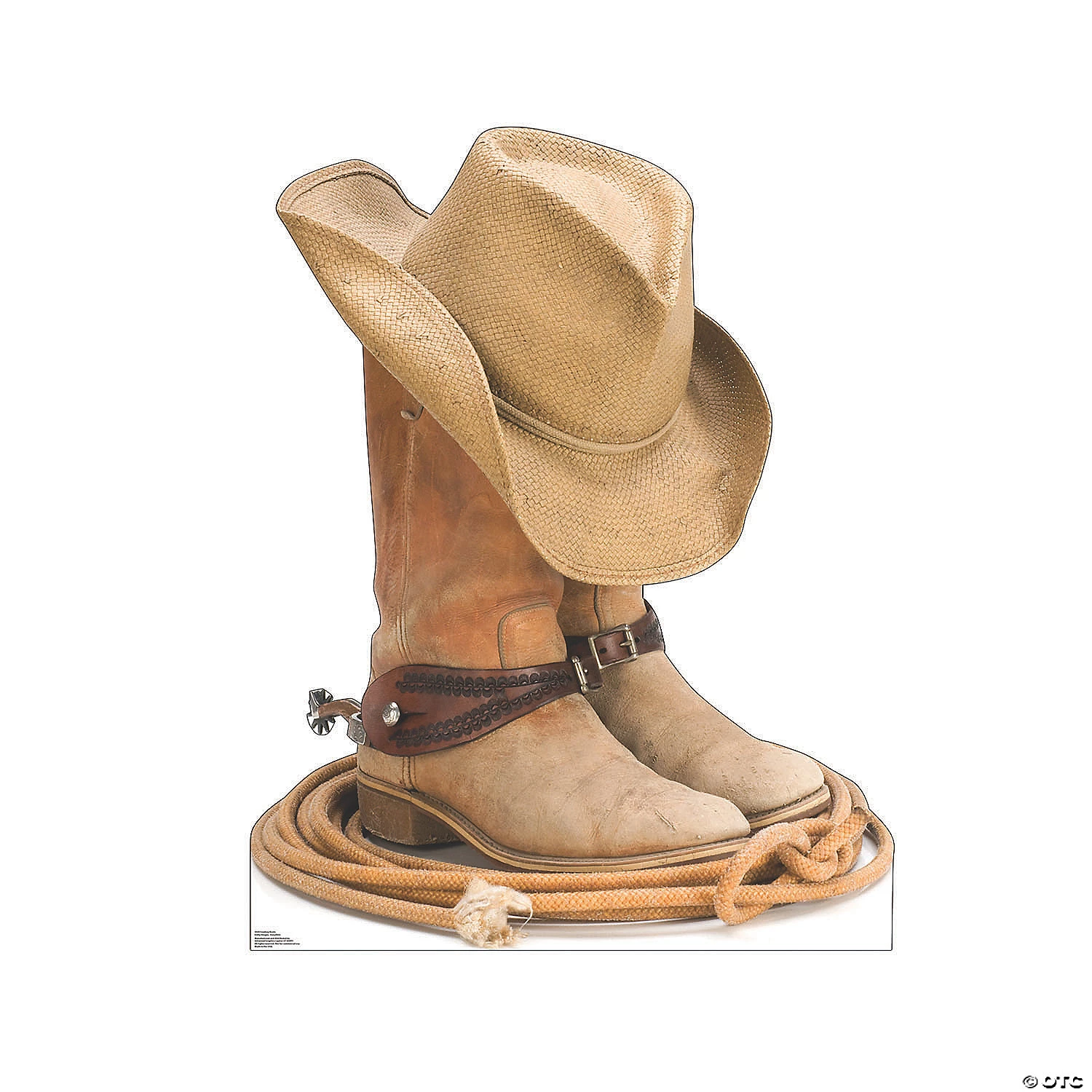 Cowboy Boots Cardboard Stand-Up 3 Cowboy Boots Cardboard Stand-Up