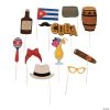 Cuban Party Photo Stick Props- 12 Pc. -DIY Photo Booth Sales Shop cuban party photo stick props 12 pc 13770307