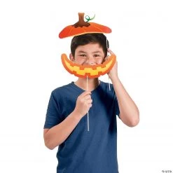 Cute Pumpkin Photo Stick Props - 12 Pc. 5 Cute Pumpkin Photo Stick Props - 12 Pc. -DIY Photo Booth Sales Shop cute pumpkin photo stick props 12 pc 13745150 a01