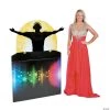 Dance Party Male DJ Silhouette Cardboard Stand-Up