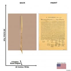 Declaration of Independence Lifesize Cardboard Stand-Up -DIY Photo Booth Sales Shop declaration of independence lifesize cardboard stand up13944939 a01