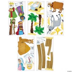 Design-A-Room Nativity Animals Backdrop Set - 5 Pc.