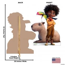 Disney’s Encanto Antonio Capybara & Toucan Cardboard Stand-Up -DIY Photo Booth Sales Shop disney s encanto antonio capybara and toucan cardboard stand up14151551 a01