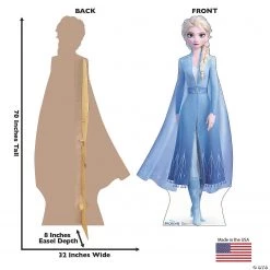Disney’s Frozen II Elsa Life-Size Cardboard Stand-Up 5 Disney’s Frozen II Elsa Life-Size Cardboard Stand-Up -DIY Photo Booth Sales Shop disney s frozen ii elsa life size cardboard stand up13952506 a01