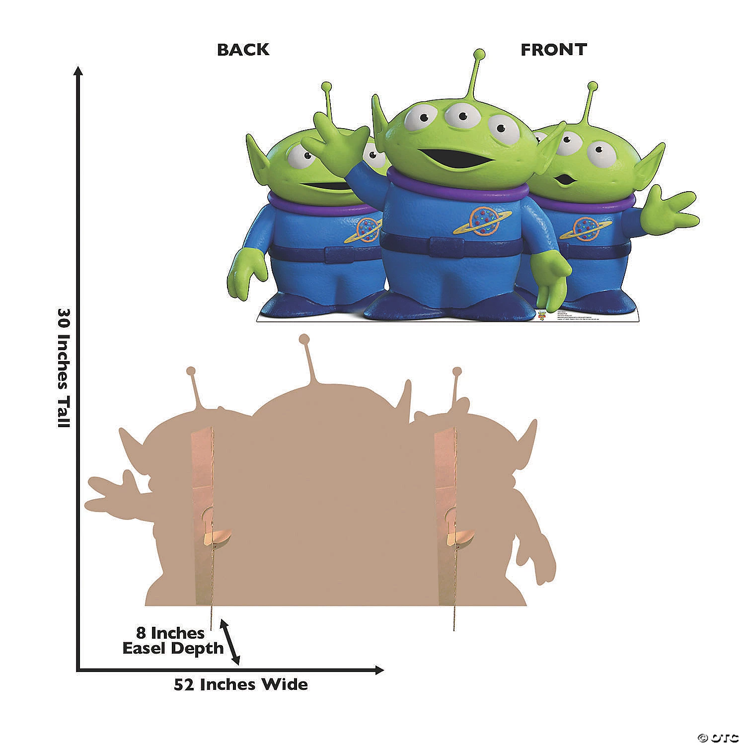 Disney Toy Story 4™ Aliens Life-Size Cardboard Stand-Up 5 Disney Toy Story 4™ Aliens Life-Size Cardboard Stand-Up - Image 3